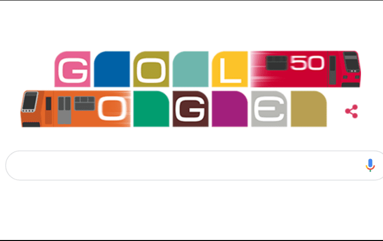 Google celebra el 50 aniversario del metro de la Ciudad de México