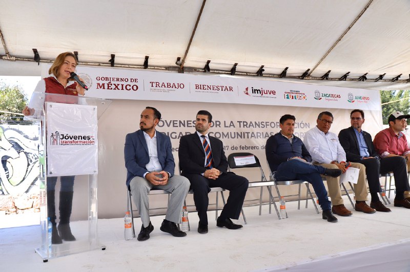 Jóvenes Construyendo el Futuro y Brigadas Comunitarias promueven el rescate de espacios públicos y la regeneración del tejido social en Fresnillo, Zacatecas y Guadalupe