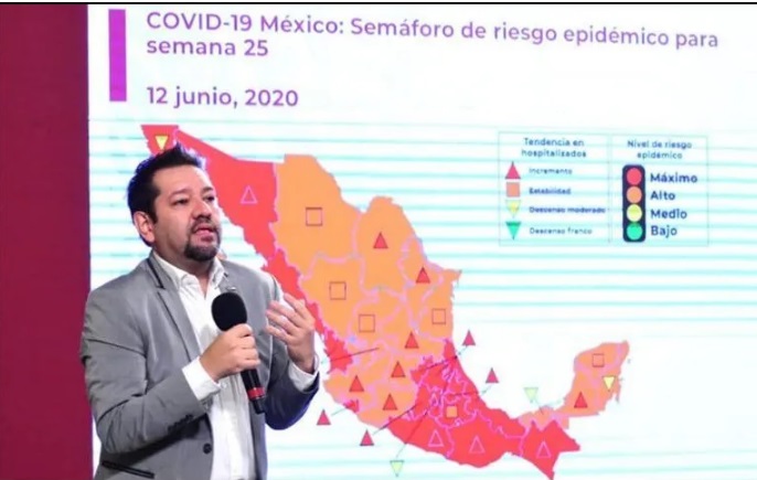 ¿Qué estados están en naranja y cuáles en rojo por el COVID-19?