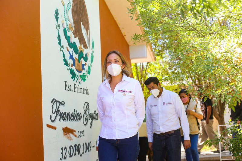 Invierte Gobierno de México medio millón de pesos para mejorar escuelas y reactivar la economía de San Ignacio, Guadalupe