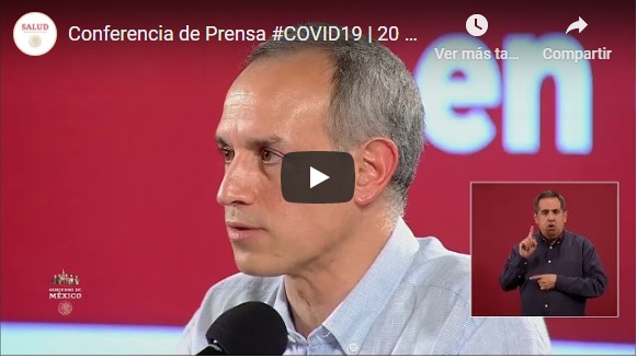 México supera los 697 mil casos de COVID-19