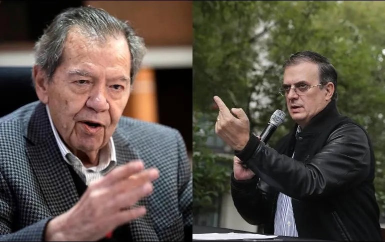 Muñoz Ledo amenaza a Ebrard: si sigues así te vas del partido