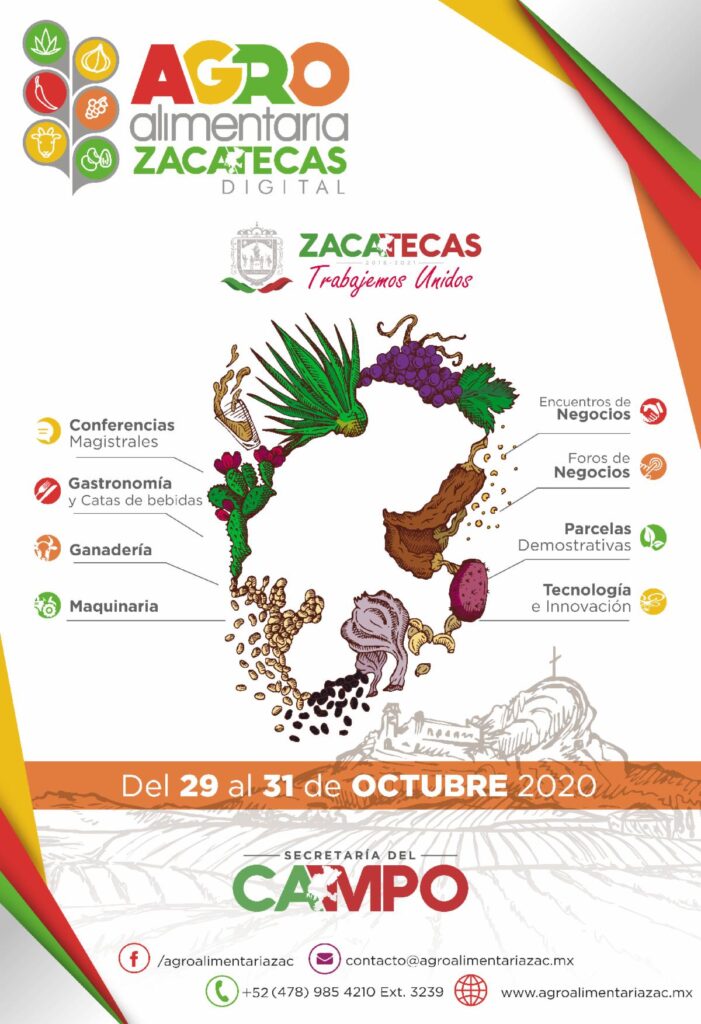 ANUNCIAN AGROALIMENTARIA DIGITAL ZACATECAS 2020