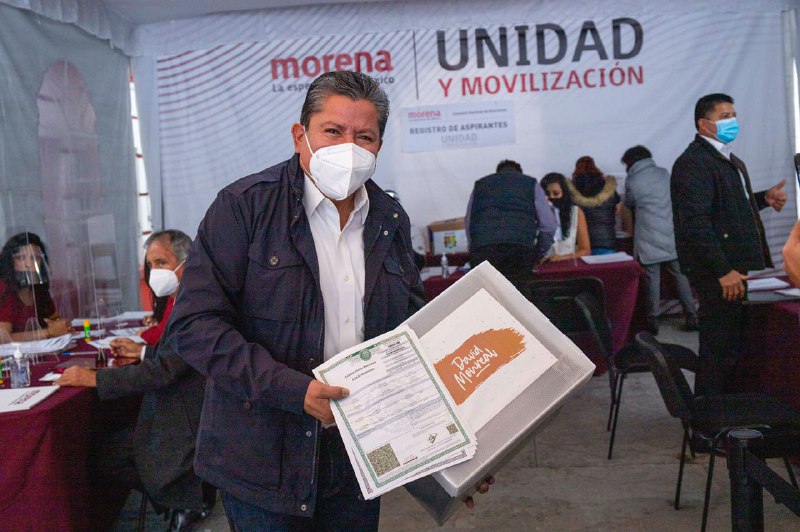 David Monreal va por gubernatura de Zacatecas; registra precandidatura en Morena