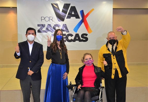 El PAN, PRD y PRI presentan alianza Va por Zacatecas y a Claudia Anaya como candidata a la gubernatura