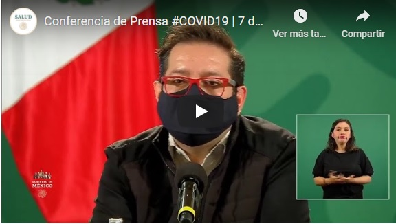 Coronavirus: México suma un millón 493 mil casos