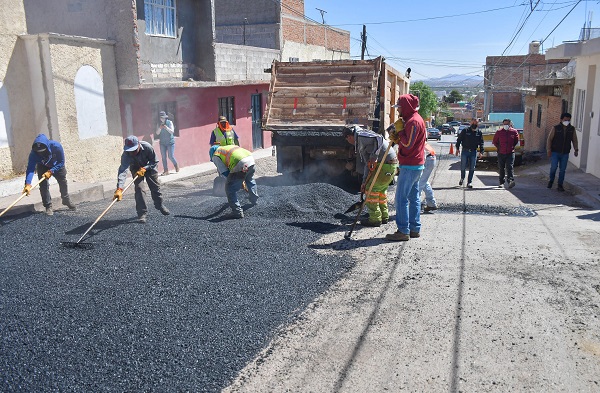 El Ayuntamiento de Guadalupe interviene calles en Colonia Bellavista