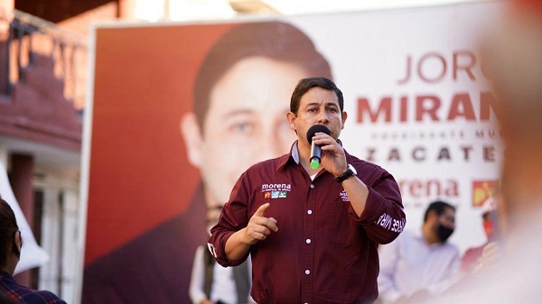 Vamos a reconstruir el tejido social en Zacatecas: Jorge Miranda