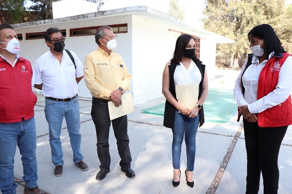 ENTREGA LA ALCALDESA DANIELA CORVERA, ESPACIOS DEPORTIVOS REHABILITADOS EN LA CABECERA MUNICIPAL Y COMUNIDADES.