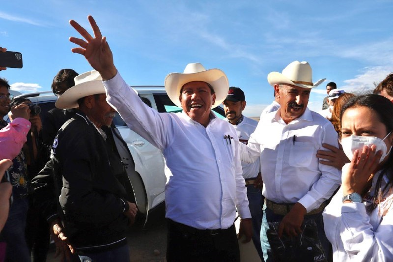 Lleva David Monreal un mensaje de esperanza y transformación a las comunidades de Zacatecas