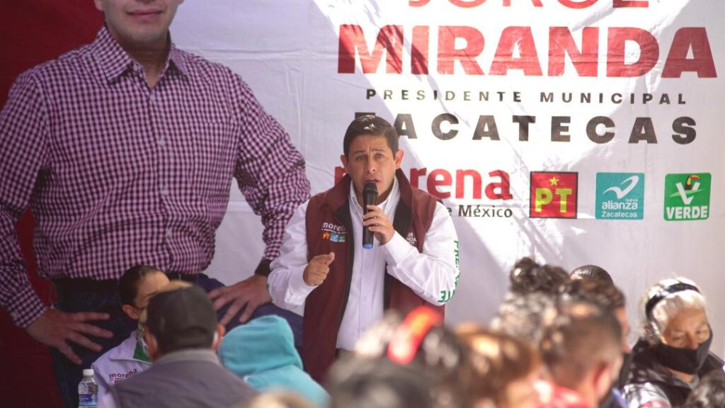 Jorge Miranda busca contribuir a la pacificación de Zacatecas y el país