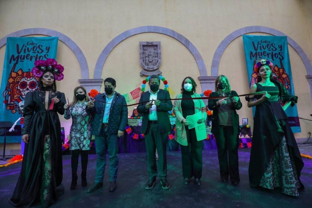 Encabeza Gobernador David Monreal apertura del Festival Entre Vivos y Muertos, en homenaje a artistas zacatecanos fallecidos