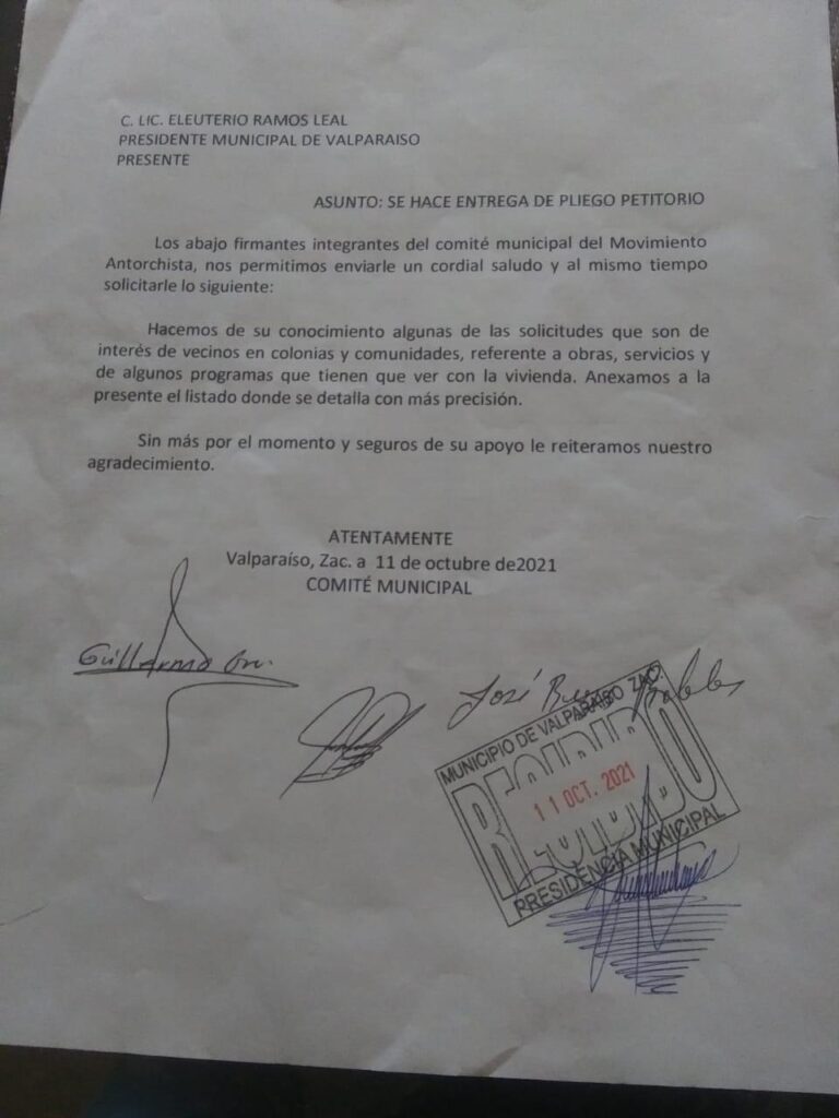 Trabajarán en coordinación el alcalde de Valparaíso y Antorcha