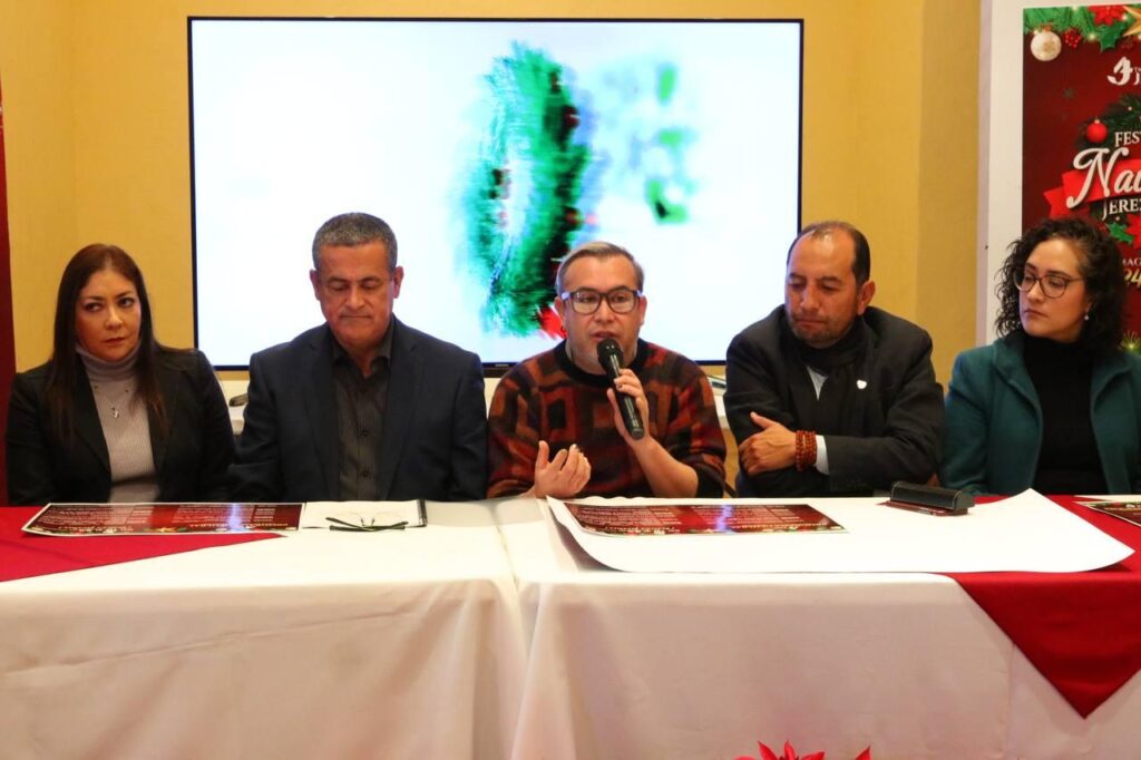 PRESENTAN AUTORIDADES EL PROGRAMA DEL FESTIVAL NAVIDEÑO JEREZ 2021