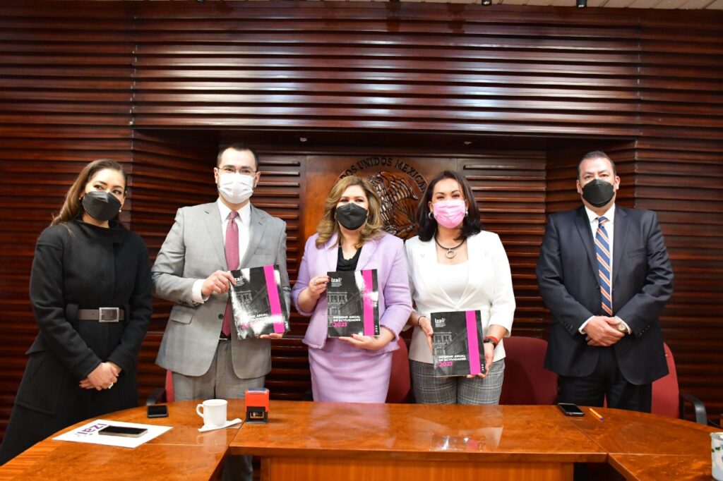 Diputadas y diputados reciben el informe de actividades del Instituto Zacatecano de Transparencia