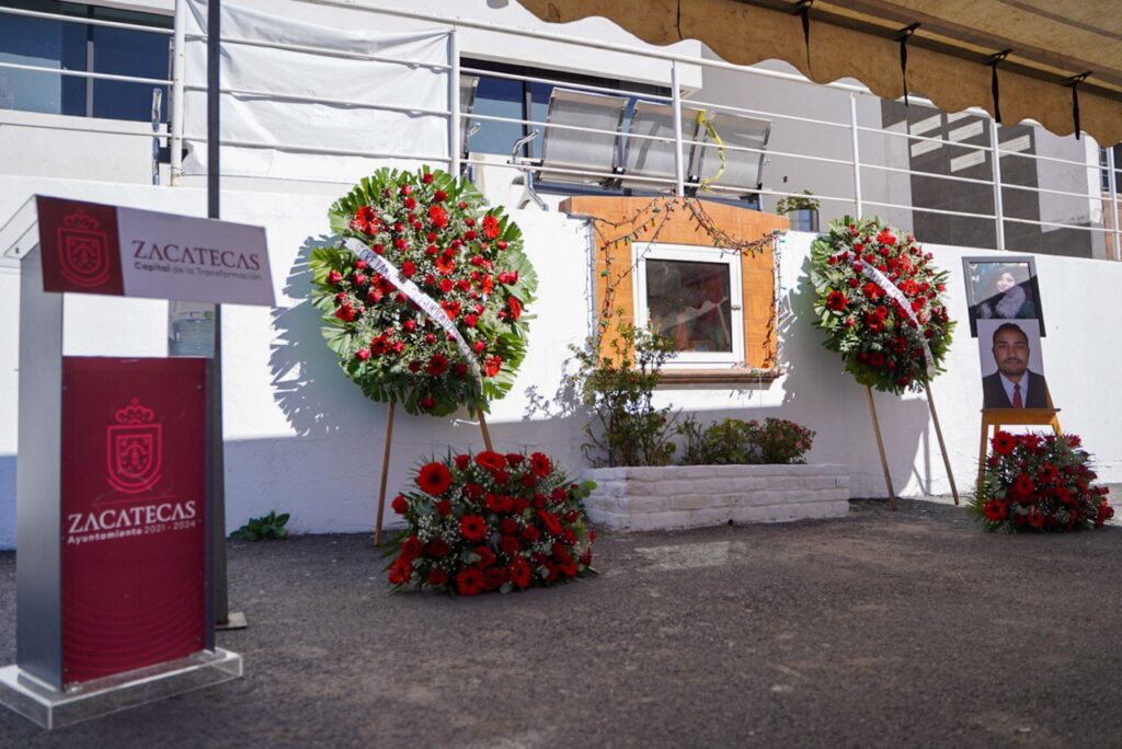 RINDEN HOMENAJE PÓSTUMO A GILDA ALVARADO EN LA SECRETARÍA DE SEGURIDAD PÚBLICA DEL MUNICIPIO DE ZACATECAS