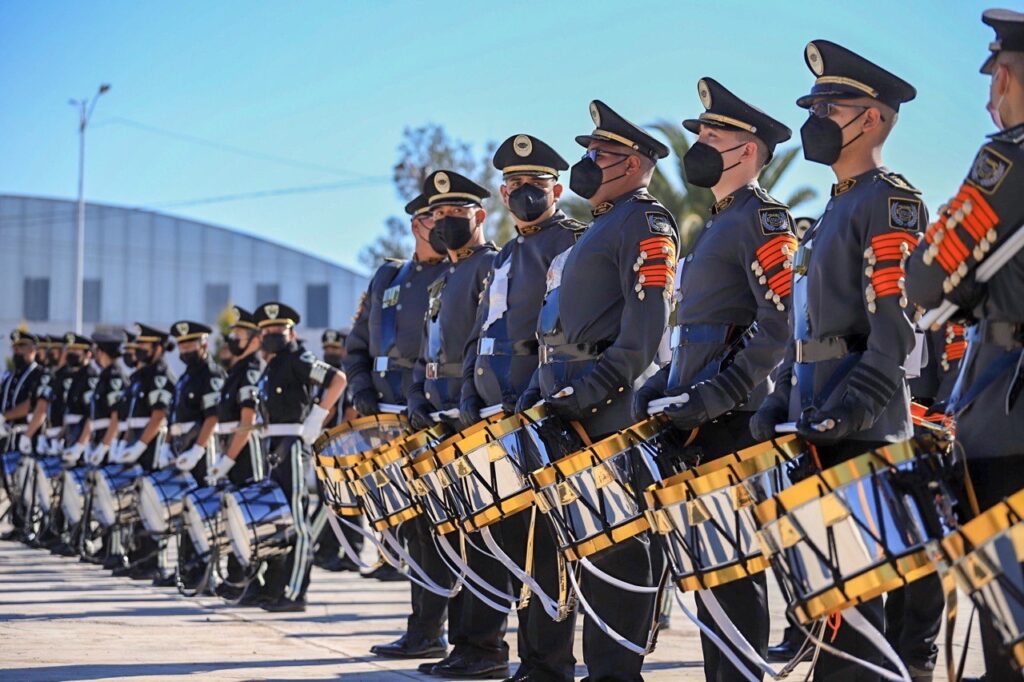 REALIZAN CUARTA EDICIÓN DE CONCURSO DE BANDAS DE GUERRA