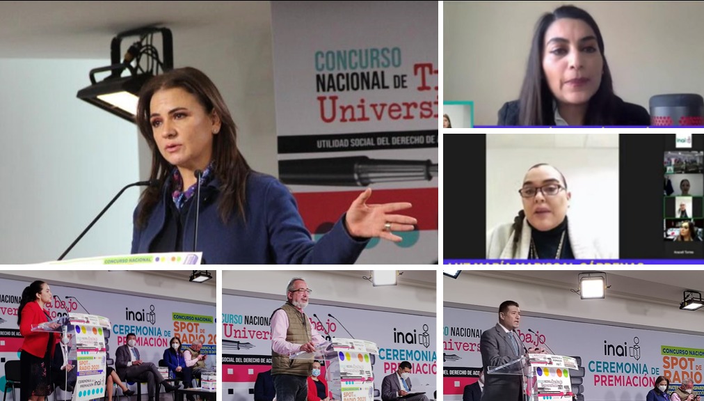 PREMIAN A GANADORES DE CONCURSOS DE SPOT Y TRABAJO UNIVERSITARIO DEL INAI; AMPLÍAN DIFUSIÓN DEL DERECHO A SABER