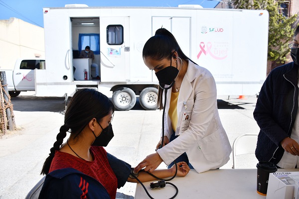 Conmemoran Día de la Mujer con ferias de la salud, en Guadalupe