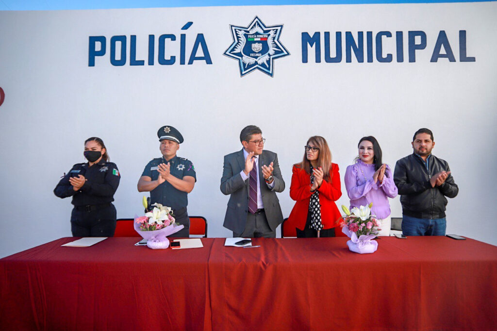 RECONOCEN A LAS MUJERES POLICÍAS DE FRESNILLO EN LA CONMEMORACIÓN DEL DÍA DE LA MUJER