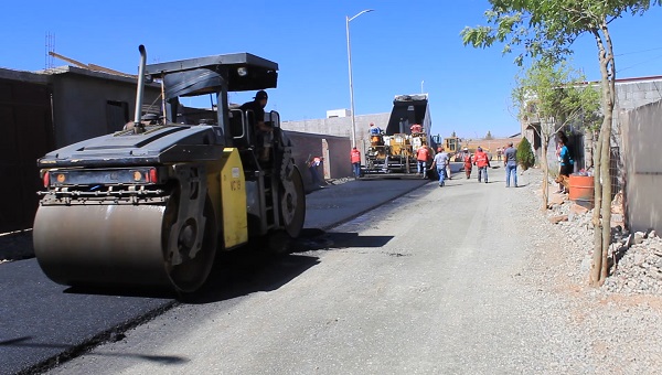 Llega la pavimentación de calles a la colonia Jorge Obispo de Guadalupe