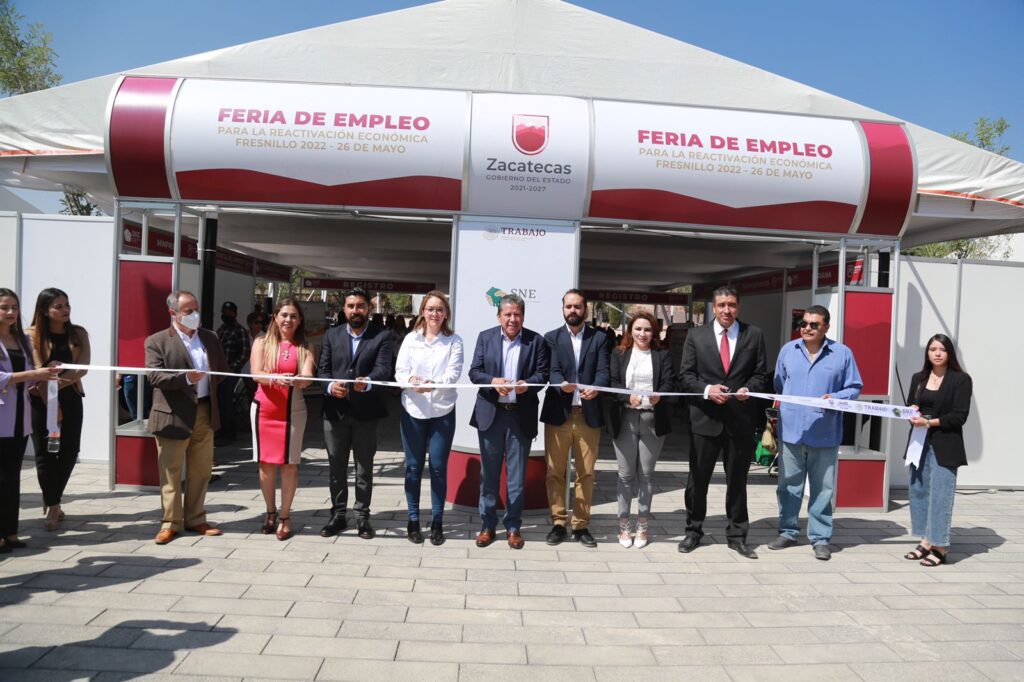Inaugura Gobernador David Monreal Feria del Empleo en Fresnillo; “hay buena condición para la reactivación económica de Zacatecas”