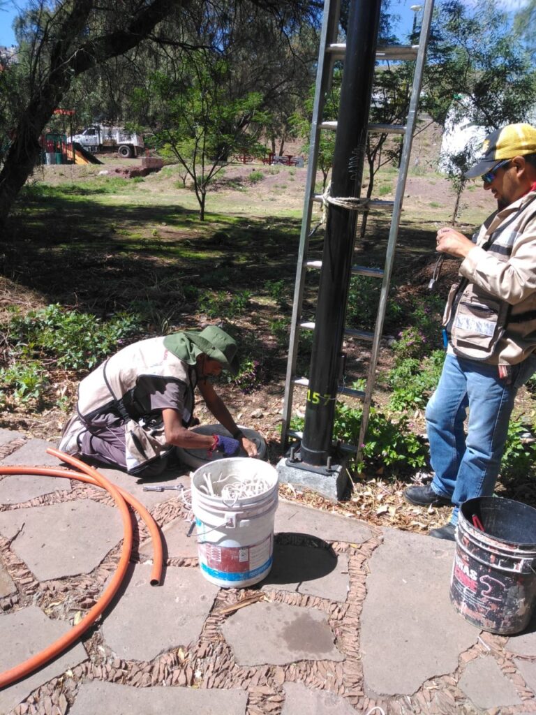 Realiza Gobierno de Zacatecas mantenimiento continuo en el Parque Arroyo de la Plata