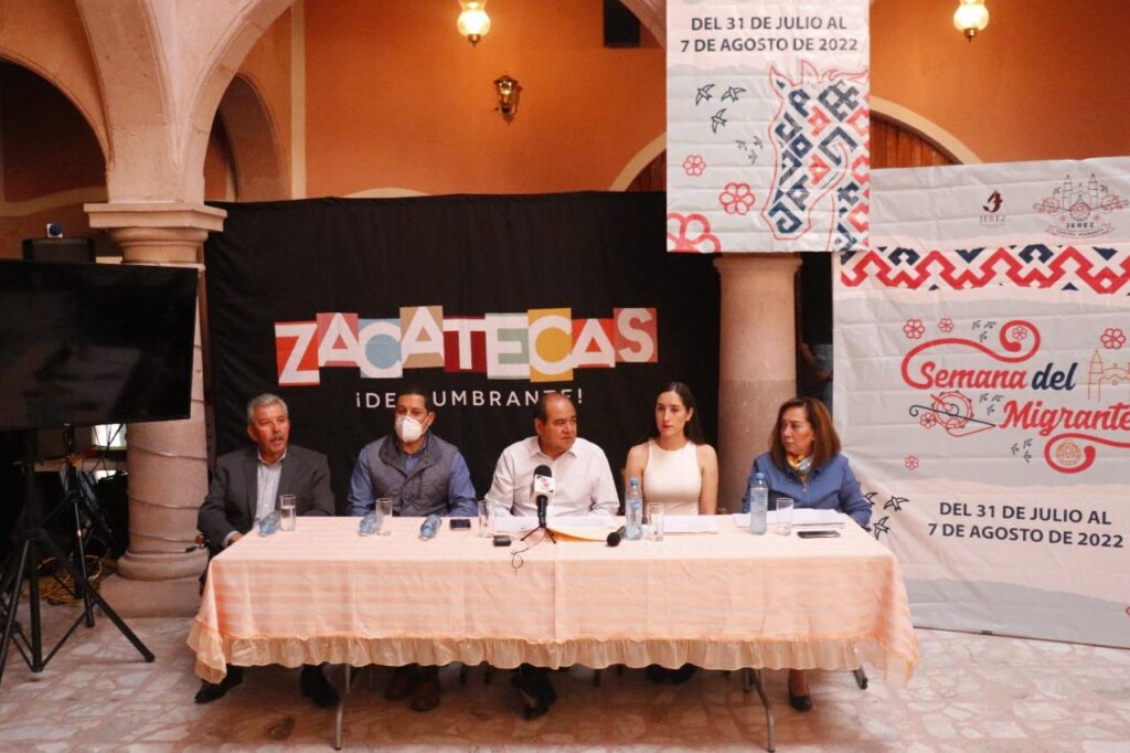 PRESENTAN AUTORIDADES MUNICIPALES DE JEREZ Y ESTATALES LA PRIMERA SEMANA DEL MIGRANTE