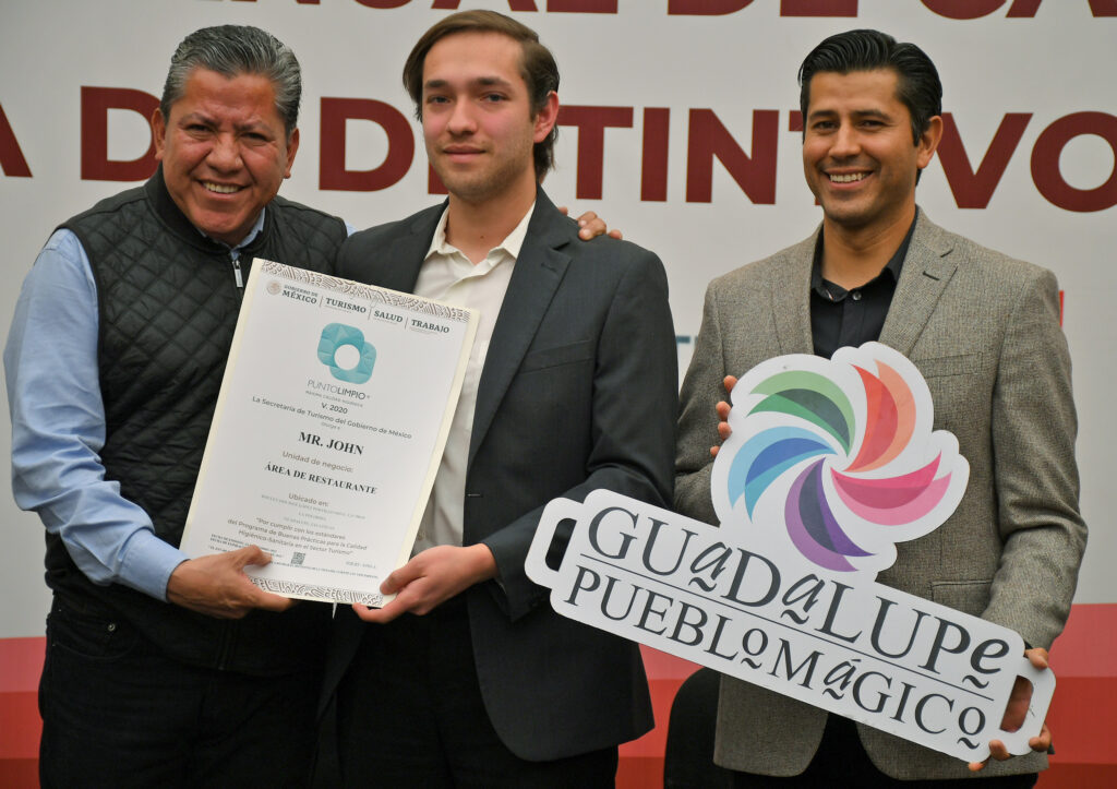 Reconocen calidad en la prestación de servicios turísticos en el municipio de Guadalupe