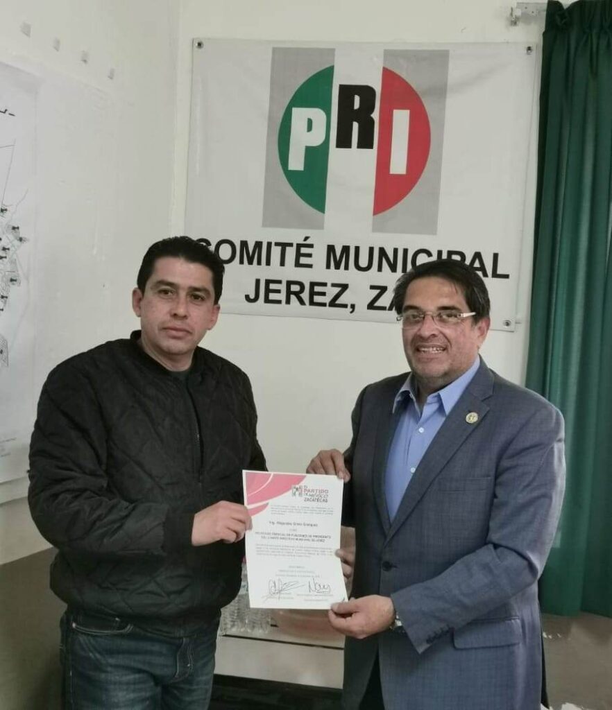 SECRETARIO DE ORGANIZACIÓN DEL PRI INICIA EN JEREZ REVISIÓN DE ÓRGANOS INTERNOS