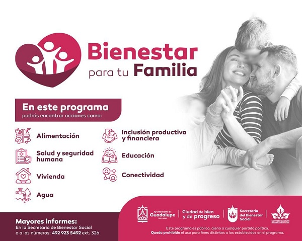 Implementa gobierno de Julio César Chávez Programa ‘Bienestar para tu familia’