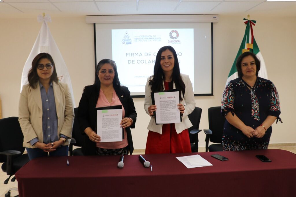 La CDHEZ y CANACINTRA estrechan lazos de colaboración