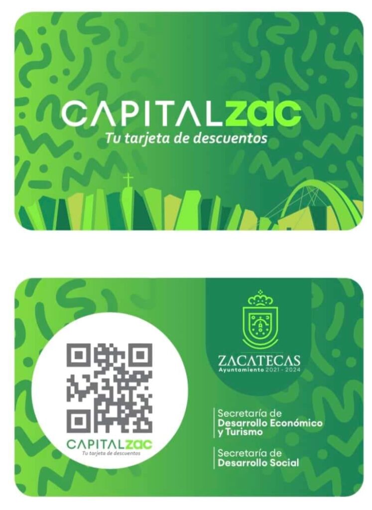 LANZA EL MUNICIPIO DE ZACATECAS PROGRAMA TARJETA CAPITALZAC: TU TARJETA DE DESCUENTOS