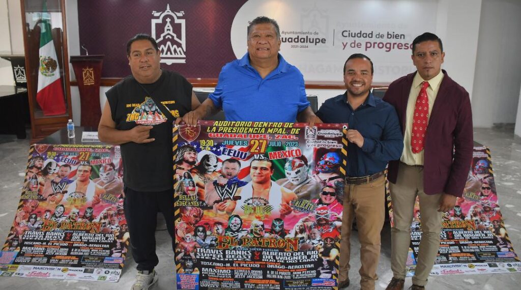 Será Ciudad de Guadalupe, escenario de espectacular función de lucha libre profesional 