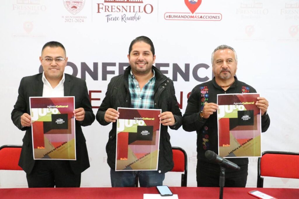 PRESENTAN LA AGENDA CULTURAL DE JULIO EN FRESNILLO