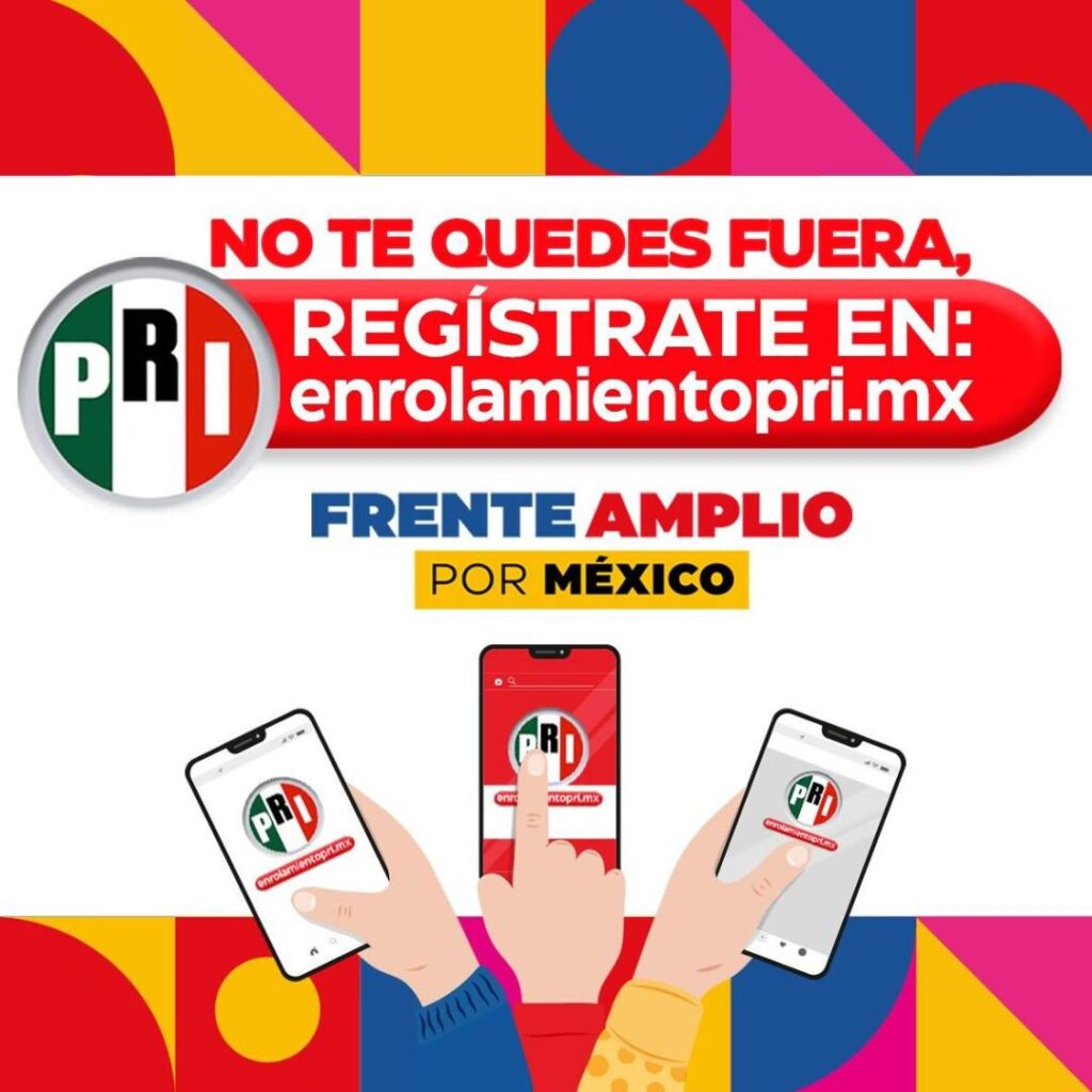 LLAMA PRI A PARTICIPAR EN CONSTRUCCIÓN DEL FRENTE AMPLIO POR MÉXICO