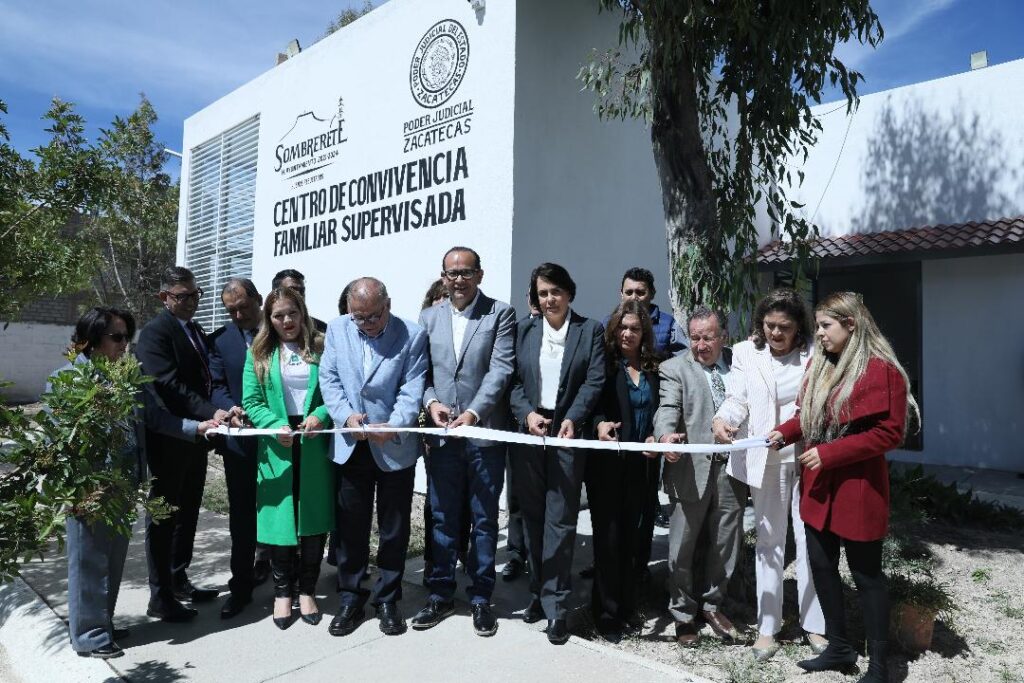 INAUGURAN MUNICIPIO DE SOMBRERETE Y PODER JUDICIAL NUEVO CENTRO DE CONVIVENCIA FAMILIAR SUPERVISADA 