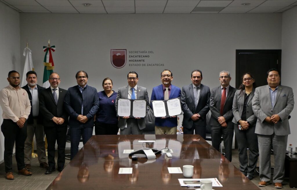 FIRMAN CONVENIO DE COLABORACIÓN IEEZ Y SEZAMI