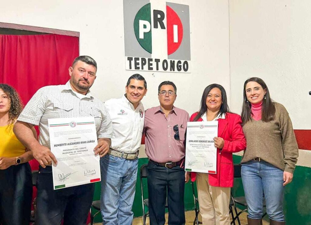 TEPETONGO TIENE AHORA NUEVA DIRIGENCIA PRIISTA