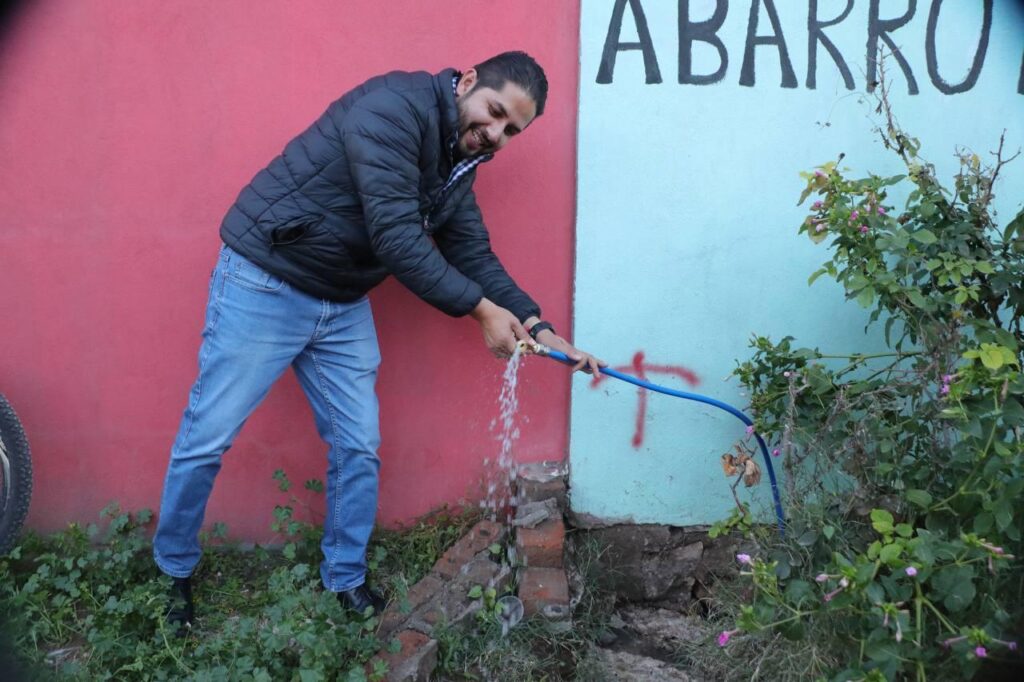 COLONIA GUARDIA NACIONAL,FAVORECIDA CON AGUA POTABLE