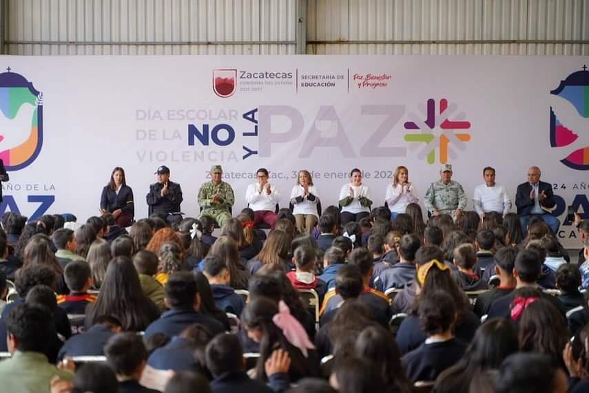 CONMEMORAN EN LA CAPITAL EL DÍA ESCOLAR DE LA NO VIOLENCIA Y LA PAZ