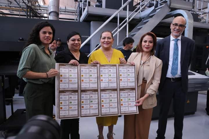 Inician INE y Talleres Gráficos de México producción de más de 317 millones de boletas electorales para el PEF 2023-2024