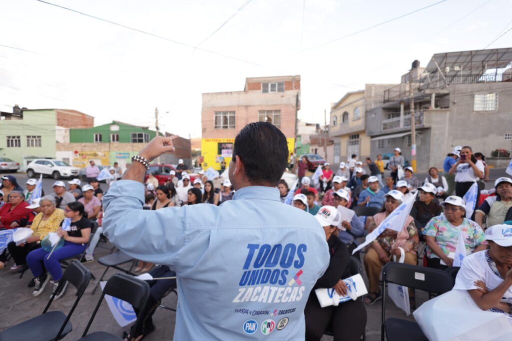 BIENVENIDOS TODOS LOS QUE QUIERAN TRANQUILIDAD, PROSPERIDAD YDESARROLLO DE ZACATECAS: MIGUEL VARELA