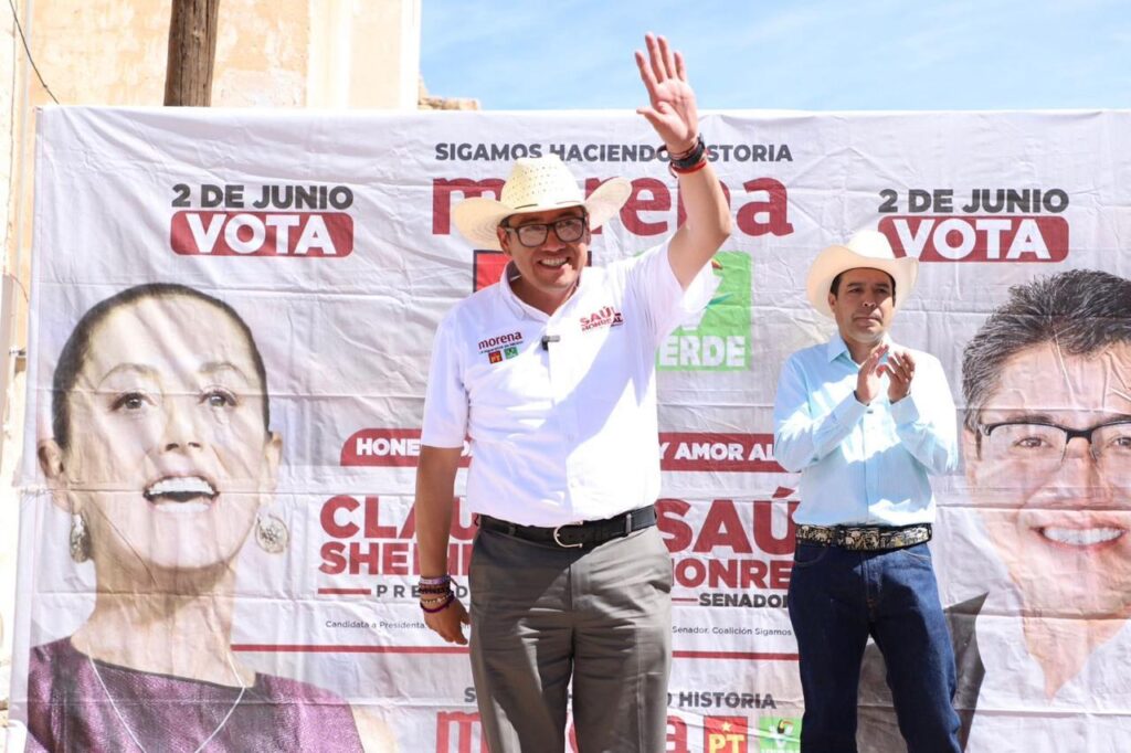 EL SEMIDESIERTO SE PINTA DE COLORES:NUEVA ALIANZA Y EL VERDEVAN CON SAÚL MONREAL ÁVILA