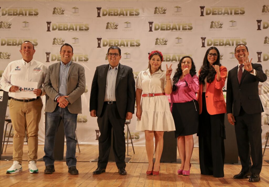 CELEBRA IEEZ DEBATE ENTRE PERSONAS CANDIDATAS POR LA PRESIDENCIA MUNICIPAL DE GUADALUPE