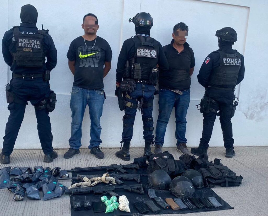  Desarticulan Fuerzas de Seguridad célula delictiva en Zacatecas; hay cinco detenidos