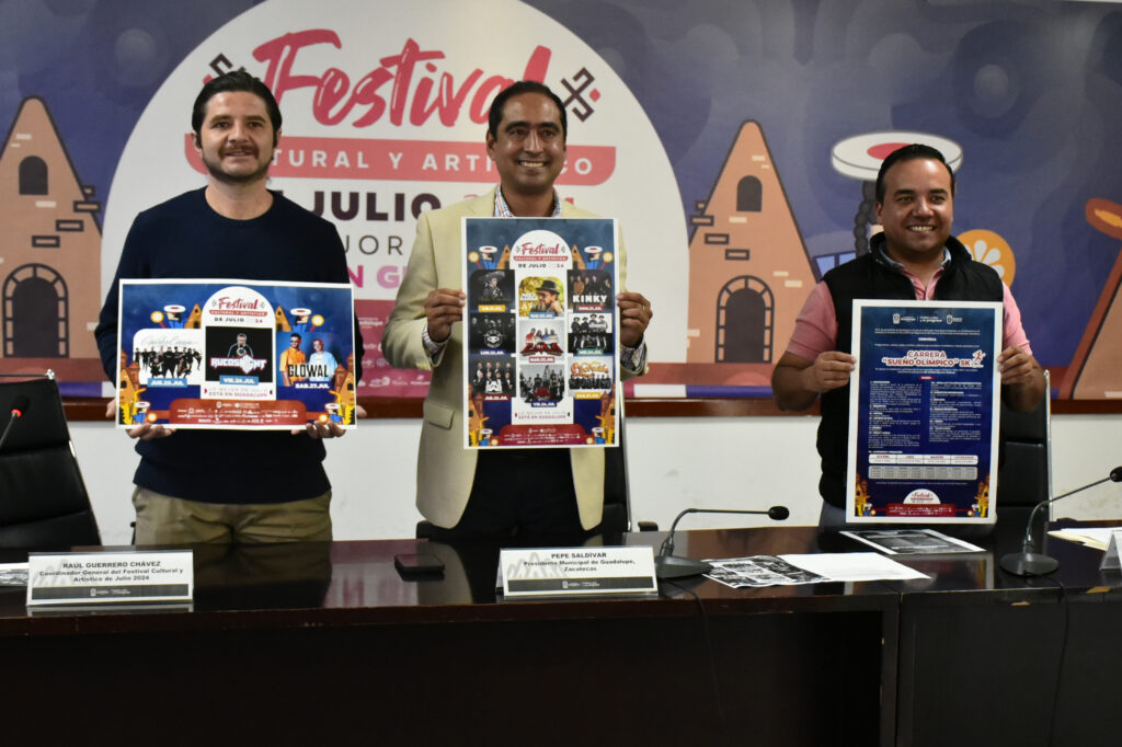 Todo listo para el Festival Cultural y Artístico de Julio 2024