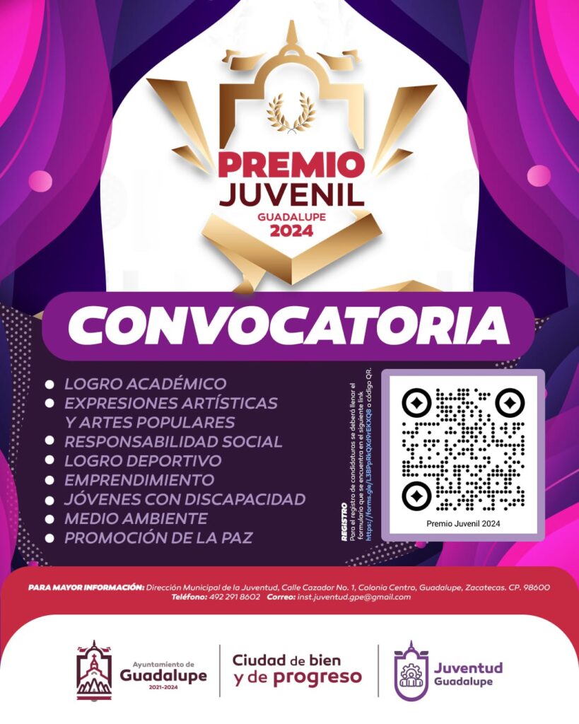 Convoca Pepe Saldívar a participar en el Premio Juvenil 2024