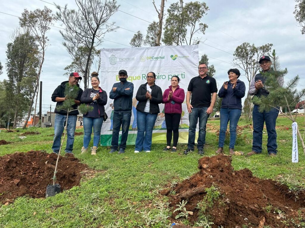 REALIZAN JORNADA DE REFORESTACIÓN EN LA COLONIA GONZÁLEZ ORTEGA