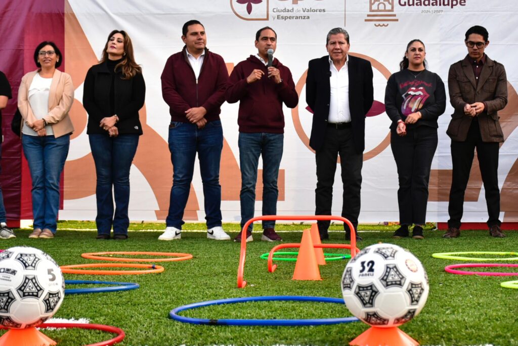 Rehabilitan David Monreal Ávila y Pepe Saldívarparque en Villas de Guadalupe